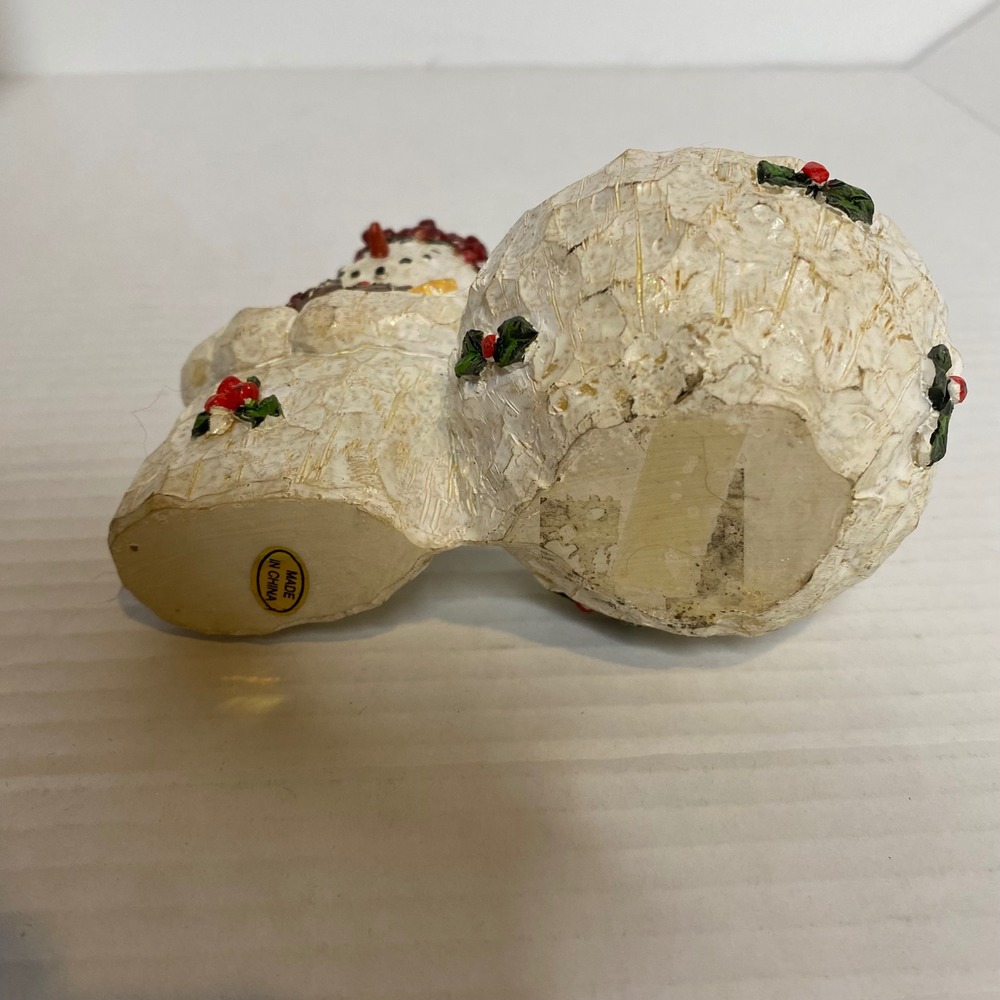 Cute Snowman Candy Dish Holder Holiday Christmas‎ Decor Small Trinket Bowl - Picture 5 of 5